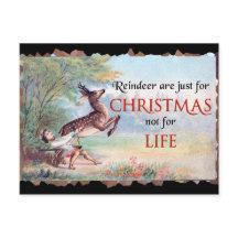 Rentier sind nur für Weihnachten Vintage Spoof