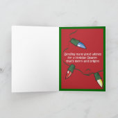 Rentier Skull-Urlaubskarte Feiertagskarte (Innenseite)