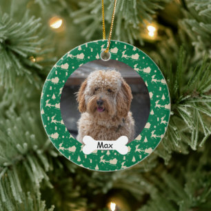 Rentier Sledge Custom Pet Puppy Dodge Foto Keramik Ornament