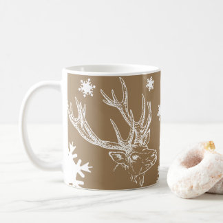 Rentier & Snowflakes Toffee Tasse