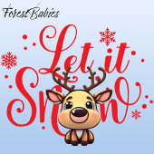 Rentier, Spaß Winter, Schneeflocke, Lass es 🦌 ❄️ Sweatshirt