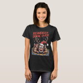 Rentier Spiel vorbei T-Shirt (Vorne ganz)