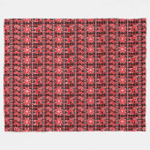 Rentier Strumpf Fair Isle Weihnachtsmuster Fleecedecke (Vorderseite (Horizontal))