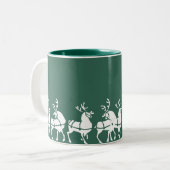 Rentier Tasse Kaffee Cup Festliche Weihnachtsgesch (Vorderseite Links)