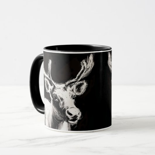 Rentier-Tasse Tasse (Vorderseite Links)
