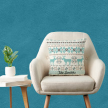 Rentier und Nordic Snowflake Sweatlike Pattern