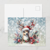 Rentier und Weihnachten (Vorne/Hinten)