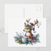 Rentier und Weihnachten (Vorne/Hinten)