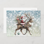 Rentier und Weihnachten (Vorne/Hinten)