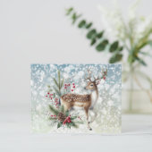 Rentier und Weihnachten (Stehend Vorderseite)