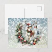 Rentier und Weihnachten (Vorne/Hinten)