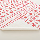 Rentier und Weihnachten Sherpadecke (3/4)