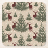 Rentier Untersetzer (Vorderseite)