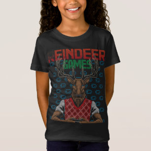 Rentier Video Game Gamer Ugge Christmas S T-Shirt