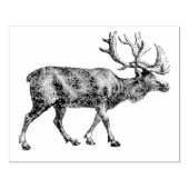 Rentier Vintage Gummi Art Briefmarke Gummistempel (Prägung)