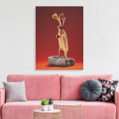 Rentier von Cape Dorset Leinwanddruck (Insitu (Wohnzimmer))