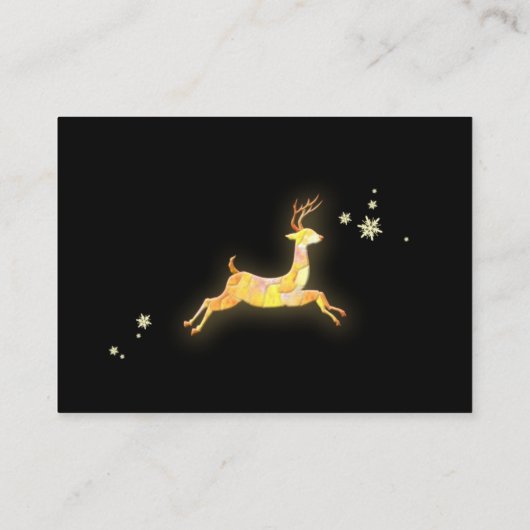 Rentier Wedding Reception oder Registrierung Begleitkarte (Rückseite)