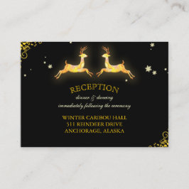 Rentier Wedding Reception oder Registrierung Begleitkarte