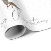 Rentier - Weihnachten Niedlich Geschenkpapier (Rolleneckpunkt)