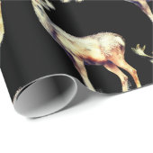 Rentier - Weihnachten Niedlich Geschenkpapier (Rolleneckpunkt)