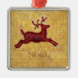 Rentier-WEIHNACHTEN Ornament Aus Metall