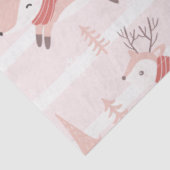 Rentier Weihnachtsbaumen Moderne Rosa Weihnachten Seidenpapier (Ausschnitt)