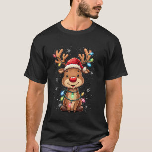 Rentier-Weihnachtsdesign T-Shirt