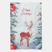 Rentier Weihnachtsfeiertag Küchentuch (Vertikal)