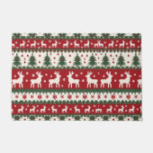 Rentier-Weihnachtsfußmatte Fußmatte (Vorderseite)