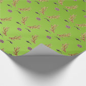 Rentier Weihnachtsgeschenk Geschenkpapier (Ecke)