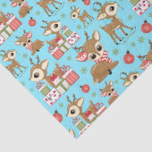 Rentier Weihnachtsgeschenk Ornament Snowflake Seidenpapier (Detail)