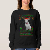 Rentier-Weihnachtsmannmütze passt zu Ugly Bull Ter Sweatshirt (Vorderseite)
