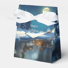 Rentier-Weihnachtsschlitten-Feierbox Geschenkschachtel