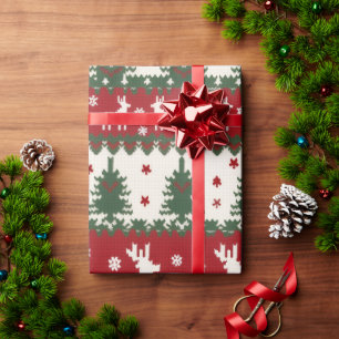 Rentier-Weihnachtsverpackung Geschenkpapier
