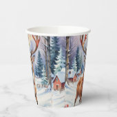 Rentier Wonderland: Feiertage Bliss Pappbecher (Links)