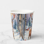 Rentier Wonderland: Feiertage Bliss Pappbecher (Rechts)
