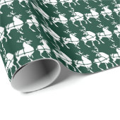 Rentier Wrapping Paper Christmas Wrapping Paper Geschenkpapier (Rolleneckpunkt)