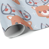 Rentier Wrapping Paper Geschenkpapier (Rolleneckpunkt)