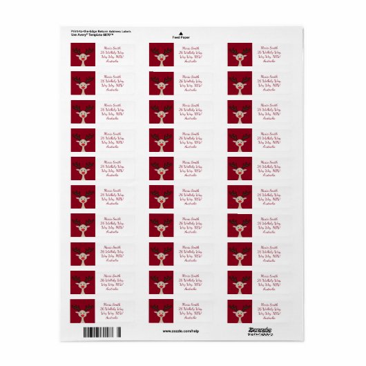 Rentierchartoon (Vorne)