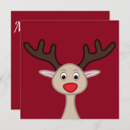 Rentierchartoon Einladung