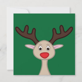 Rentierchartoon Einladung