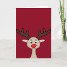 Rentierchartoon Feiertagskarte