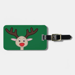 Rentierchartoon Gepäckanhänger