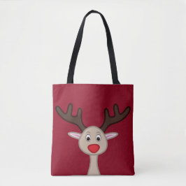 Rentierchartoon Tasche