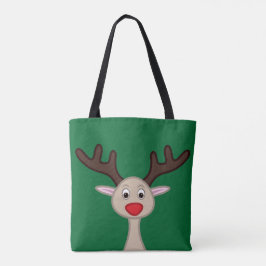 Rentierchartoon Tasche