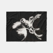 Rentierdecke Fleecedecke (Vorderseite (Horizontal))