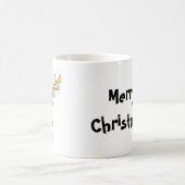 Rentiere aus niedlichem Cartoon personalisiert Wei Kaffeetasse (Mittel)