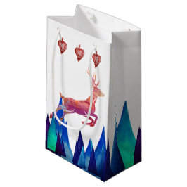 Rentiere, Berge, Freizeitspielzeug Kleine Geschenktüte