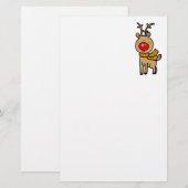 Rentiere Briefpapier (Vorne/Hinten)