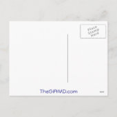 Rentiere - Brustkrebs Feiertagspostkarte (Rückseite)